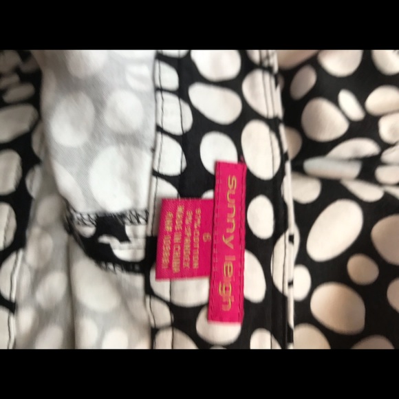 Polka Dot Pencil Skirt Size 6 FREE SHIPPING - Picture 3 of 7